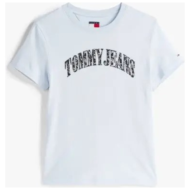 TOMMY JEANS REG FLORAL VARSITY TEE